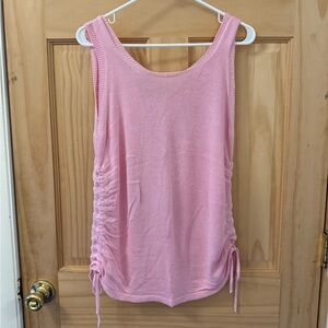 Pink Sleeveless Coverup